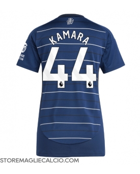 Aston Villa Boubacar Kamara #44 Maglia Gara Terza Repliche 2024-25 Donna Maniche Corte